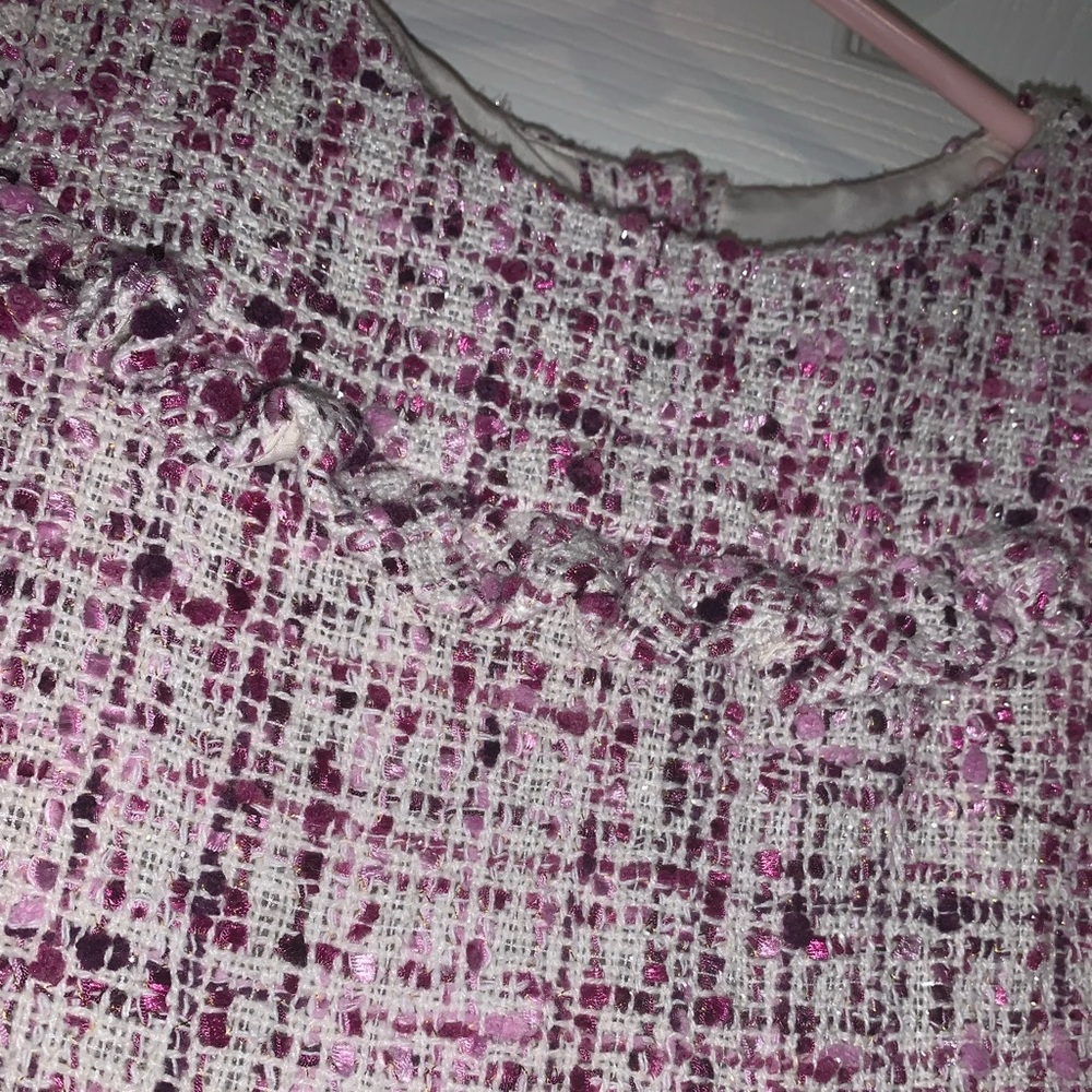 Janie and Jack Purple/Pink Shimmer Dress - Picture 4 of 12